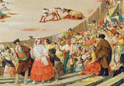 The Bullfight (detail) by Francisco de Goya
